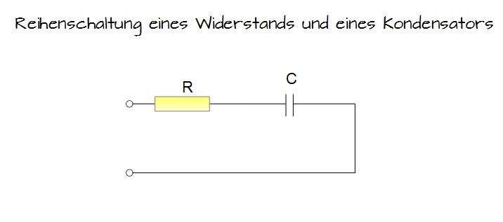 Reihenschaltung eines Widerstands und eines Kondensators Reihenschaltung eines Widerstands und eines Kondensators