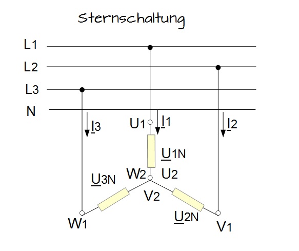 Sternschaltung Sternschaltung