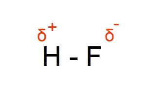 Fluorwasserstoff-Molekül