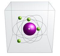 Atommodell (Illustration)