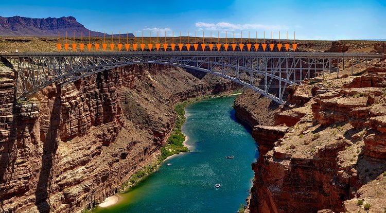 Brücke, Colorado River