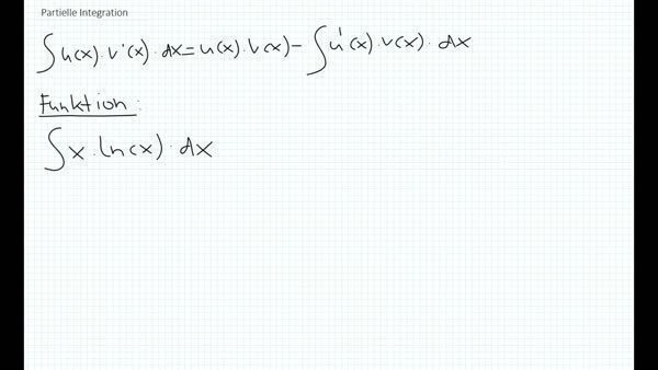 partielle integration formel
