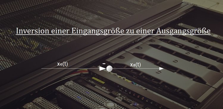 Inversion einer Einganggröße zu einer Ausgangsgröße