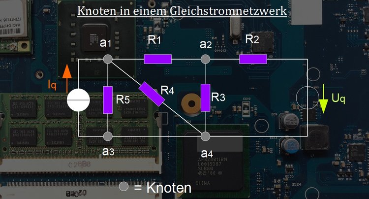 Knoten in einem Gleichstromnetzwerk