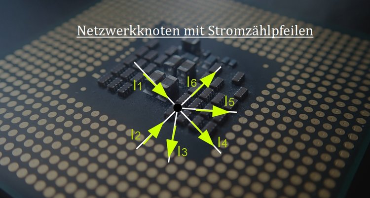 Netzwerkknoten mit StromzÃƒÂ¤hlpfeilen