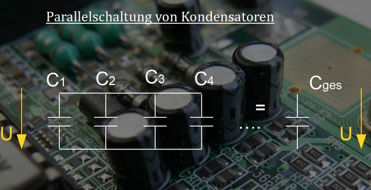 Parallelschaltung von Kondensatoren