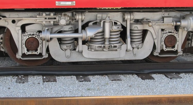Parallelschaltung von Federn (Fahrwerk eines Zugs) Parallelschaltung von Federn (Fahrwerk eines Zugs)
