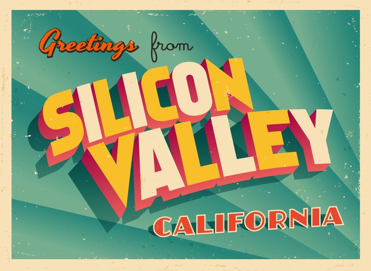 Silicon-Valley GruÃƒÂŸkarte