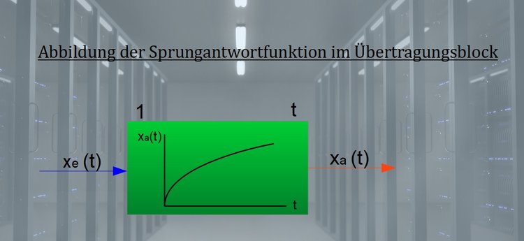 Sprungantwortfunktion im Übertragungsblock