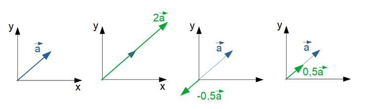 Vektor, skalieren, Skalar