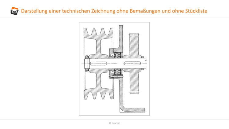 Beispieldarstellung einer technischenZeichnung