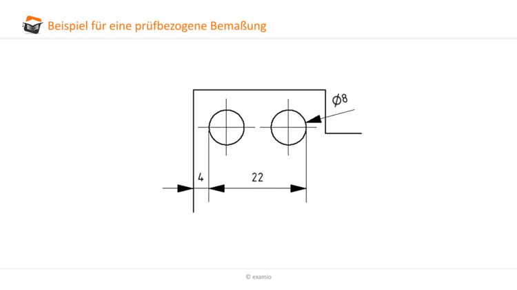 prüfbezogene Bemaßung