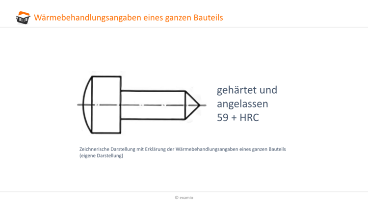 Wärmebehandlungsangaben